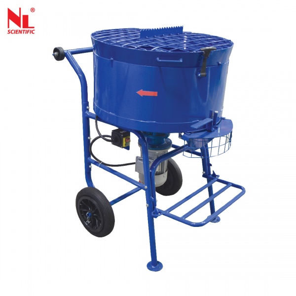 concrete pan type mixer forced speed