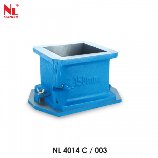 150 mm Cast Iron Cube Mould (L-Shape)