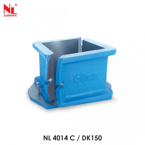 150 mm Cast Iron Cube Mould (L-Shape)